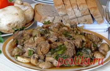Рецепт жаркое из свинины с грибами - Жаркое . 1001 ЕДА вкусные рецепты с фото!