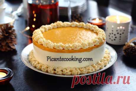 Обліпиховий торт з білим шоколадом | Picantecooking