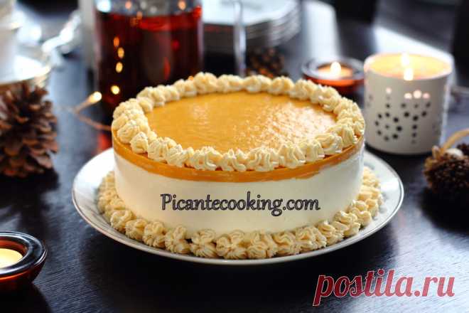 Обліпиховий торт з білим шоколадом | Picantecooking