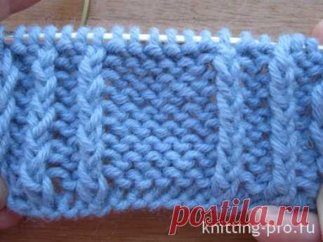 Скрещенные петли - knitting-pro.ru - От азов к мастерству