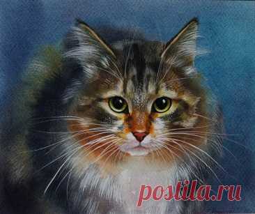 Поцелуйте кота, обнимите!..Российская художница Екатерина Рязанова