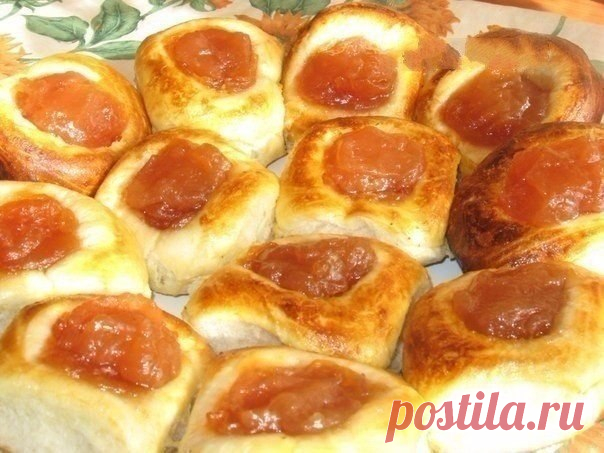 Ватрушки "Школьные" с яблочным повидлом