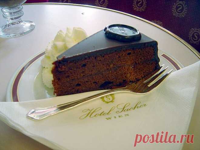 ЗНАМЕНИТЫЙ ТОРТ SACHER (ЗАХЕР)