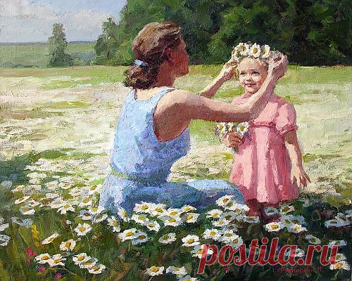 Колоски стих про маму