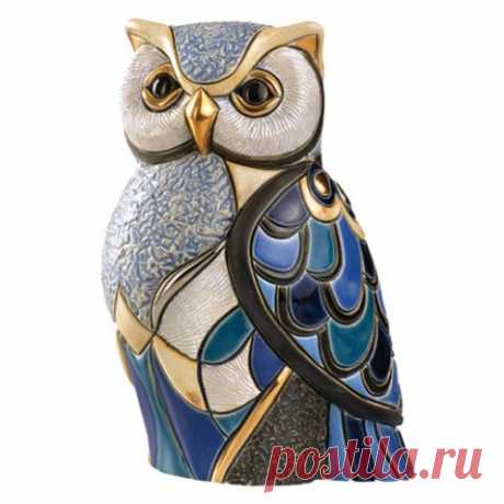 Керамика De Rosa Rinconada: Филин Синий Emerald. Интернет магазин &quot;Cult Mall&quot;.