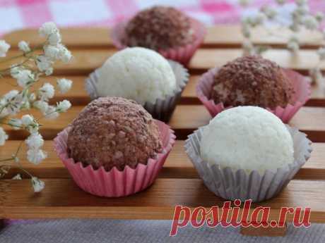 Кокосовые конфеты с фундуком
