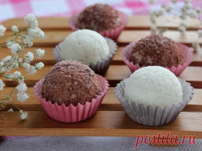 Кокосовые конфеты с фундуком