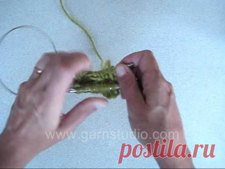 DROPS Knitting Tutorial: How to knit a magic loop