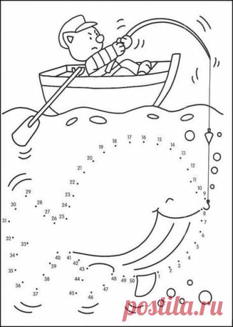 СОЕДИНИ ТОЧКИ ПО ПОРЯДКУ / Женский характере