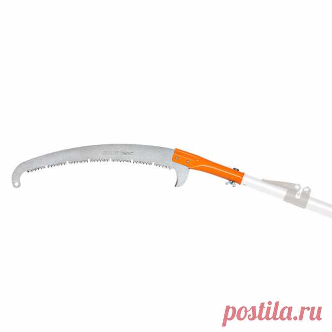 Высококачественная сучкорезная пила для телескопической штанги Stihl PR 38 - вердохромное пильное полотно с зазорами для отвода стружки. В составе пилы крюк для зацепа и нож-упор для подрезки коры. Длина 40 см, вес примерно 400 грамм.