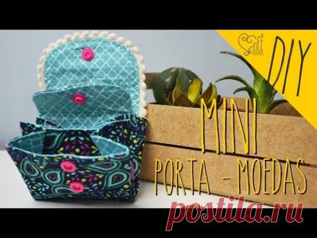 DIV ::: Mini Porta-Moedas - By Fê Atelier