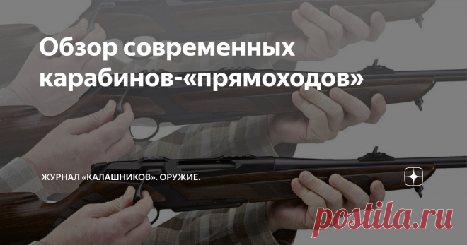 Обзор современных карабинов-«прямоходов» Первые модели оружия с прямолинейной перезарядкой появились в конце XIX столетия в качестве армейских винтовок. С 1990-х годов карабины с прямолинейным движением рукоятки при перезаряжании...