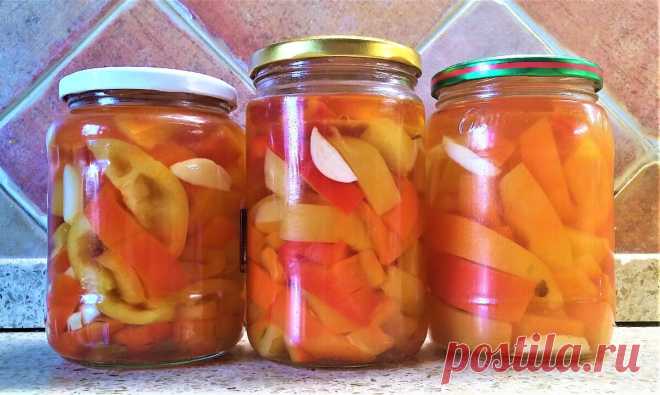 Перец на зиму. Вкусный консервированный перец - проверенный рецепт | Поделки, рукоделки, рецепты | Яндекс Дзен