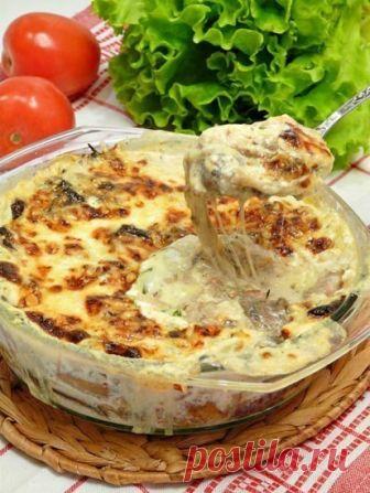 Очень сырррно-грибная запеканка: кассероль — Фактор Вкуса
