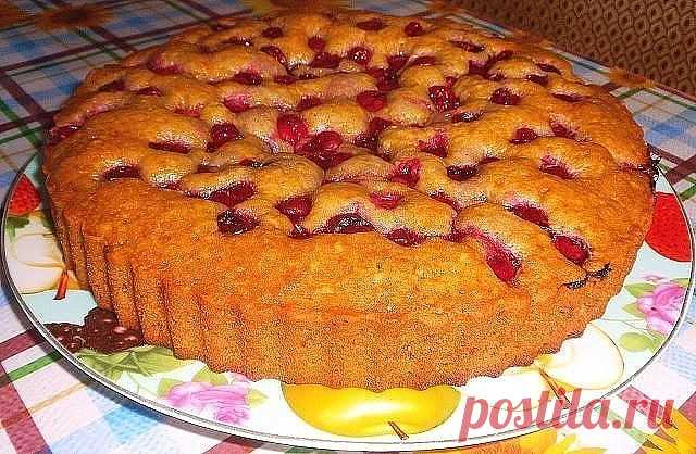 ПРОДУКТЫ ДЛЯ ЭТОГО ПИРОГА, НАЙДУТСЯ В КАЖДОМ ДОМЕ. ПРОСТО И ВКУСНО! 

Ингредиенты: 
— 1 стакан муки 
— 1 стакан кефира 
— 2 яйца 
— 0.5 ч. ложка соли 
— 1 ч. ложка соды 

Начинка: 

вишня, абрикос или несладкая начинка регулируя соль.

Приготовление: 

В кефир добавляем соду и оставляем минут на 5. Затем добавляем остальные ингредиенты и хорошо перемешиваем. 

Выливаем половину теста в форму, смазанную маслом и посыпанную мукой. 

Начинку выкладываем на неё вторую половину...