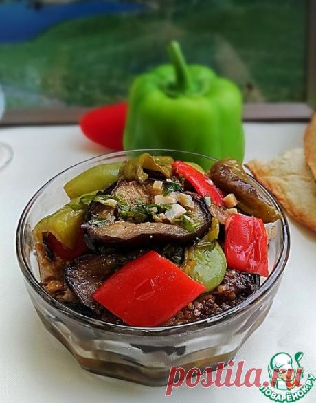 Маринованные баклажаны с перцем "Суточные" - кулинарный рецепт