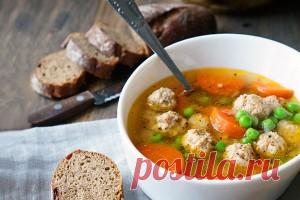 Суп с куриными фрикадельками | Мой садочек