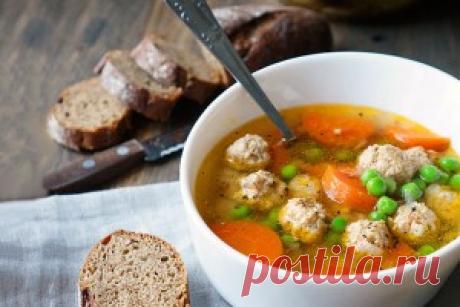 Суп с куриными фрикадельками | Мой садочек