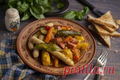 Вкусная дымдама с колбасками