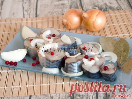 Скумбрия сухого посола и скумбрия в рассоле - рецепт с фото пошаговый