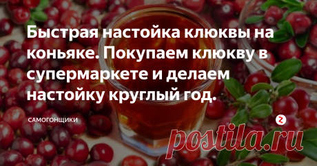 Быстрая настойка клюквы на коньяке. Покупаем клюкву в супермаркете и делаем настойку круглый год. В этом напитке нотки коньяка прекрасно сочетаются с оригинальной кислинкой клюквы. Дошло до того, что известные ликероводочные бренды, например, Nemiroff (Немиров) начали продавать свои варианты настоек клюквы на коньяке. Я же предлагаю сделать клюквенную коньячную настойку в домашних условиях из натуральных ингредиентов. Это дешевле и вкуснее.
Больше статей на наших каналах: Телеграм, Вконтакте,