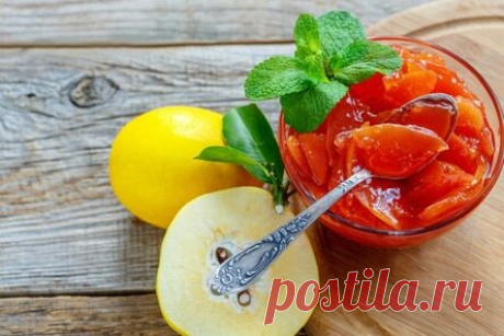 Варенье из айвы дольками