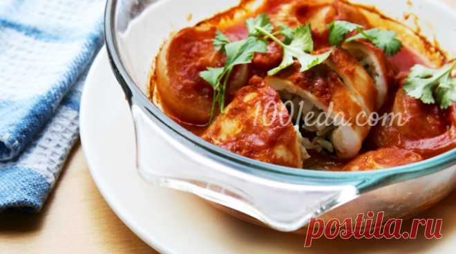 Фаршированные кальмары Флибустьеры