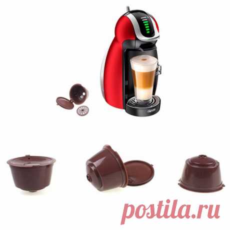 1 шт. использовать 150 раз многоразового для Dolce Gusto Кофе Nescafe многоразовые капсулы купить на AliExpress