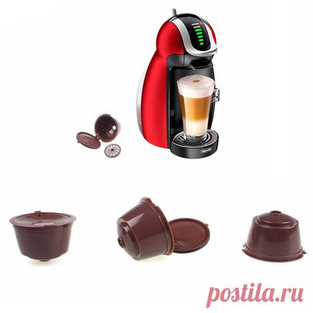 1 шт. использовать 150 раз многоразового для Dolce Gusto Кофе Nescafe многоразовые капсулы купить на AliExpress