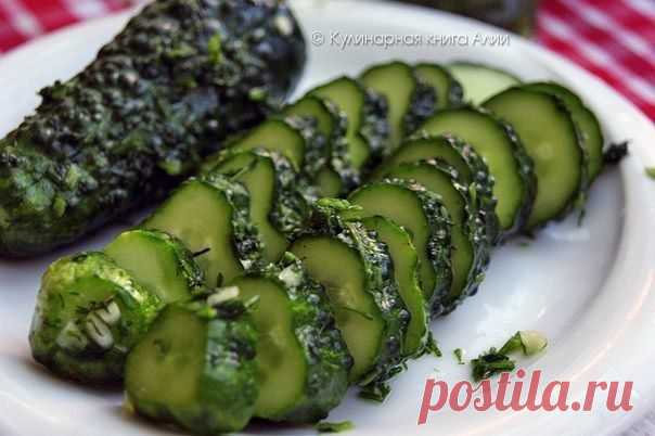 Быстрые малосольные огурчики в пакете » В сети – себя просвети!