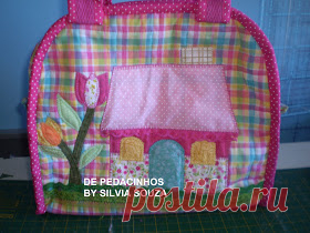 De Pedacinhos Patchwork: Bolsa - Paps