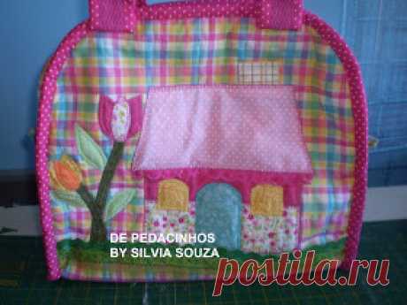 De Pedacinhos Patchwork: Bolsa - Paps