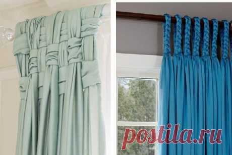 Нашла 20 способов подвешивания штор. Делюсь с вами! – БУДЬ В ТЕМЕ