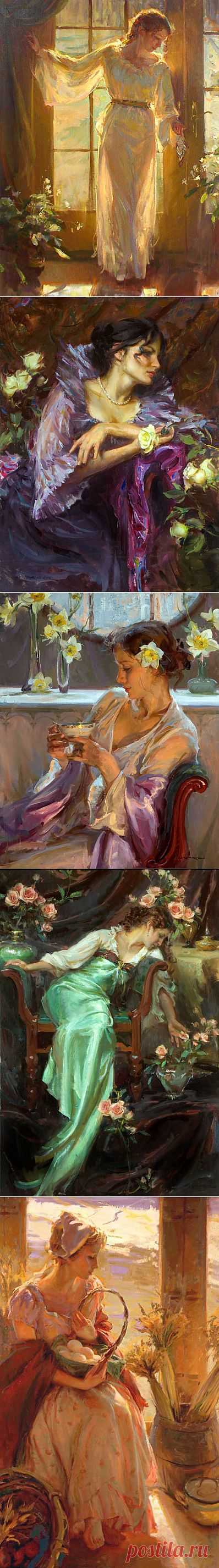 Женские образы в живописи   Daniel F. Gerhartz