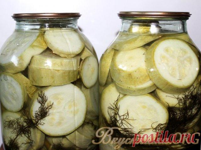 Консервированные кабачки. Рецепт с фото