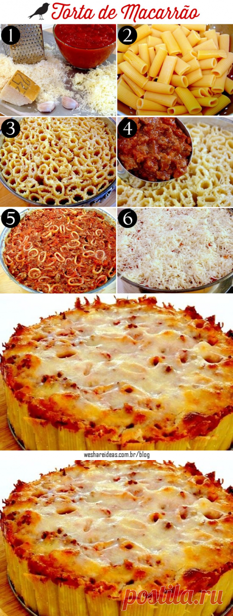 We Share IdeasTorta de Macarrão à Bolonhesa