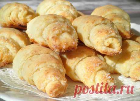 ОЧЕНЬ ВКУСНЫЕ ТВОРОЖНЫЕ РОГАЛИКИ