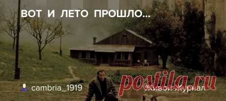 ВОТ И ЛЕТО ПРОШЛО... Будто и не бывало. На пригреве тепло. Только этого мало. Наверное, очень многие вспоминают это из Арсения Тарковского - всякий раз, когда кончается лето. Такие уж стихи. Мало кому из поэтов удаётся сочинить то, что так естественно сопровождает саму жизнь. А есть те, кто помнит старую бойкую песенку…