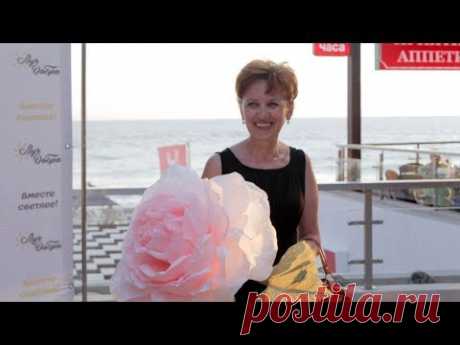 Пышная Роза из одного рулона. Часть 1