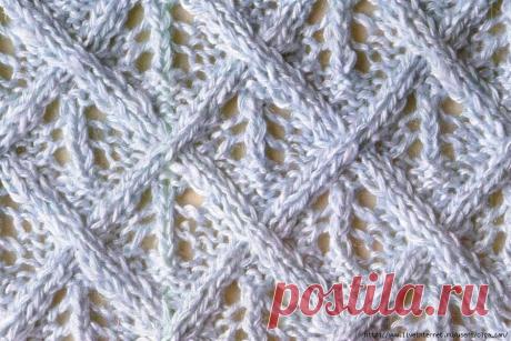 Узоры спицами.