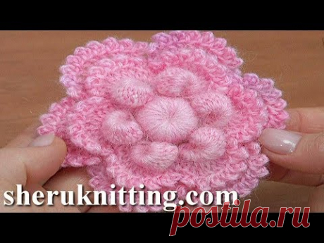 Crochet Simple Flower Tutorial 172