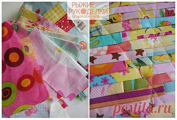Рыжие Рукоделки/ orange crafts: Способ сшивания лоскутков № 1 ( МК ).