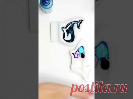 основные правила в технике Петри Арт #творчество #ручнаяработа #diy #cernit #alcoholink #хобби