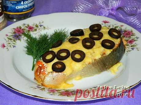 Рыбные стейки под сырной корочкой