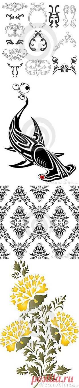 ШАБЛОНЫ, ТРАФАРЕТЫ - 23. Для разных техник ..