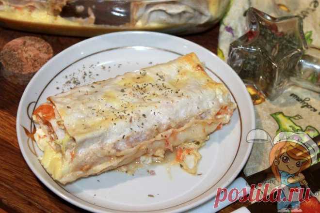 Лаваш с капустой в духовке - рецепт лавашного рулета с начинкой
