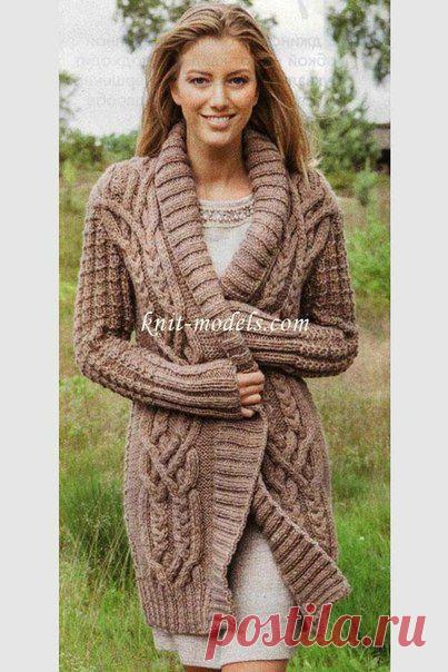 Кардиган с шал / Вязание как искусство!