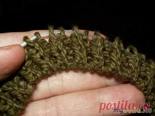 Техника вязания. Набор петель | Домохозяйки