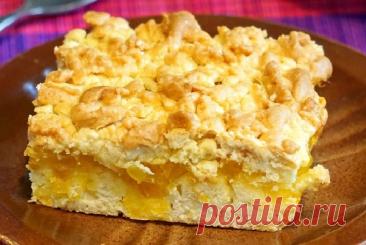 Тертый пирог с тыквой — Journal women❜s