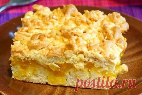 Тертый пирог с тыквой — Journal women❜s